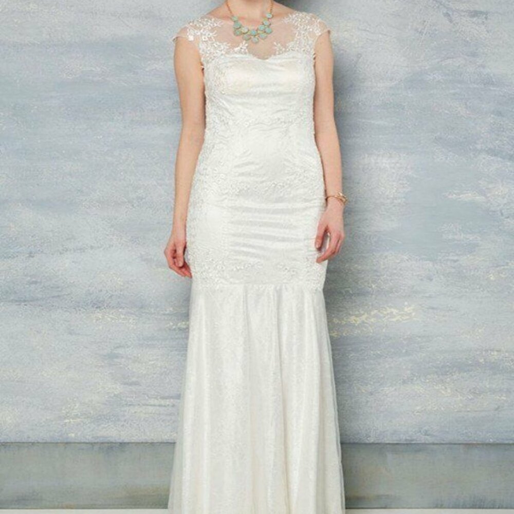Decode 1.8 for ModCloth Lace Mermaid Wedding Dress Size 0 NWT